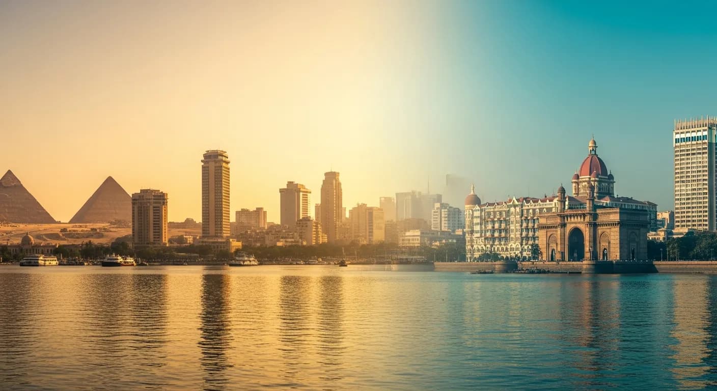 Egypt cityscape
