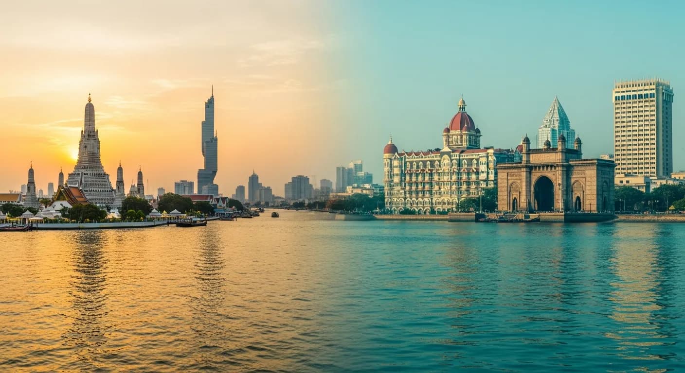 Kingdom of Thailand cityscape