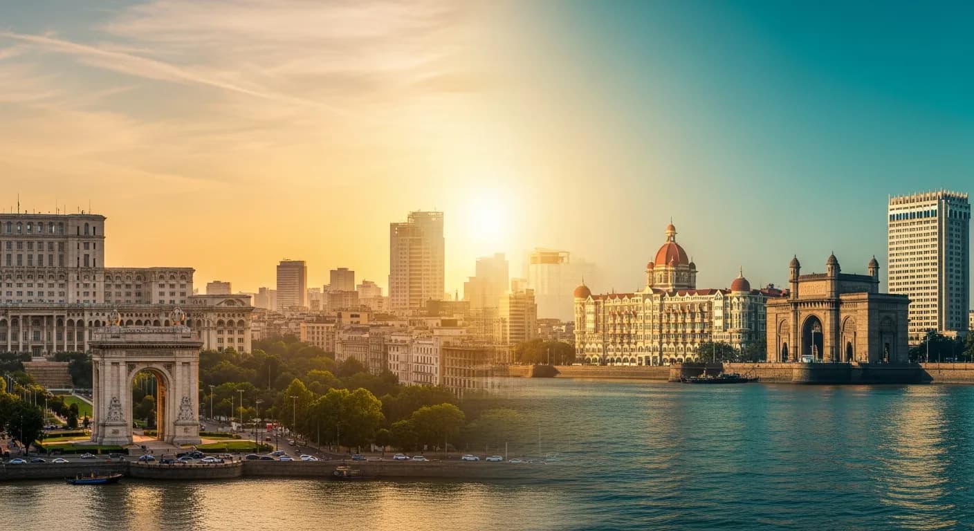 Romania skyline — company registration from Romania